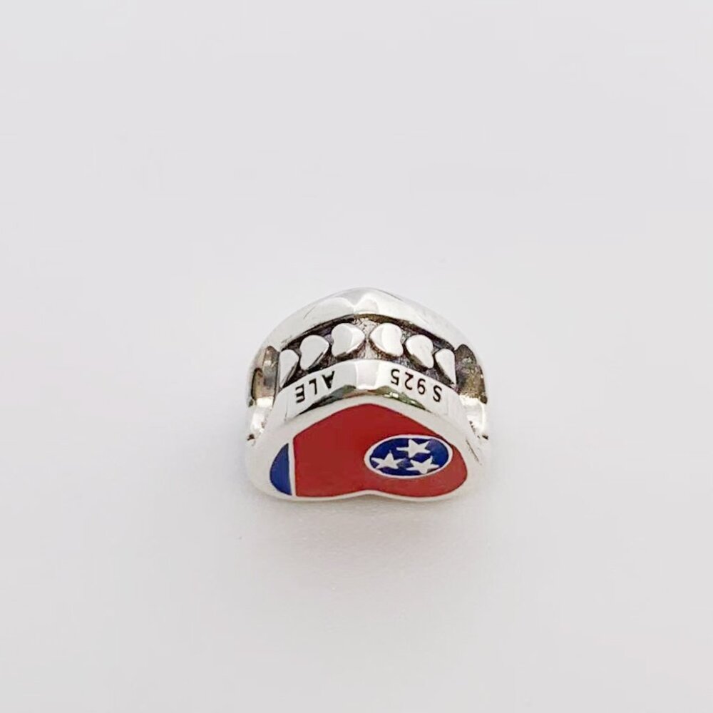Pandora Tennessee Flag Heart Charm View 3